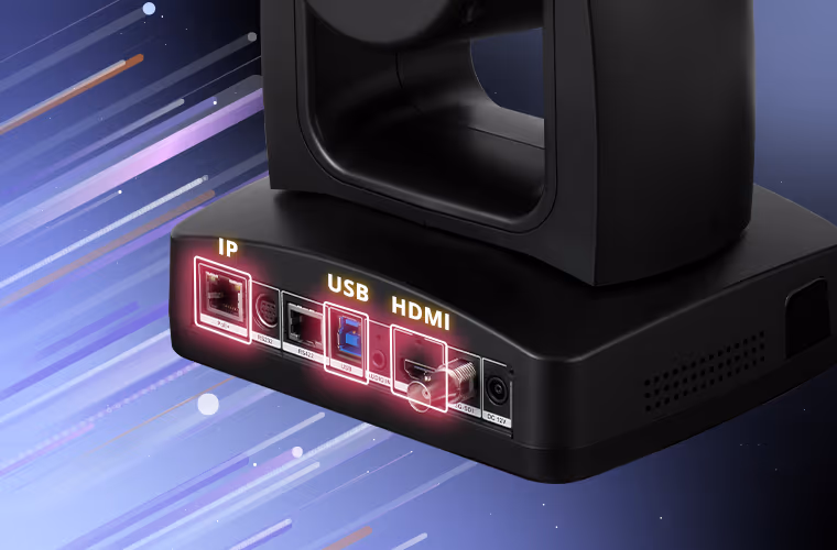 HDMI/USB/IP. 4K 60 FPS.
