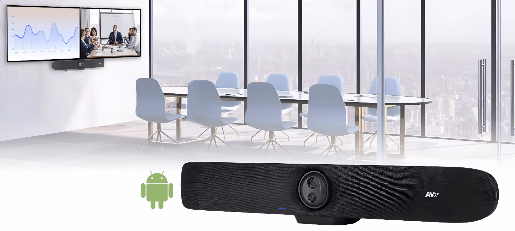Synergy in Action, Android™-Driven, Zoom-Optimized.